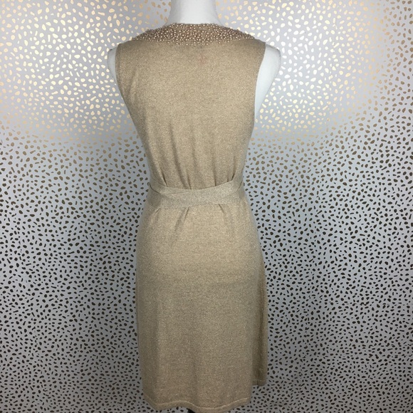 Tevrow + Chase Metallic Knit Beaded Dress - Picture 5 of 8